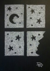 UNA VENTANA CON VISTAS NOCTURNAS